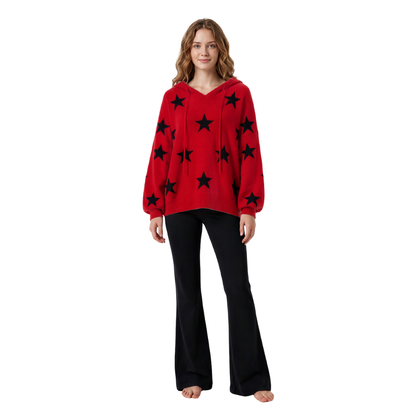 Starry Knit Hoodie