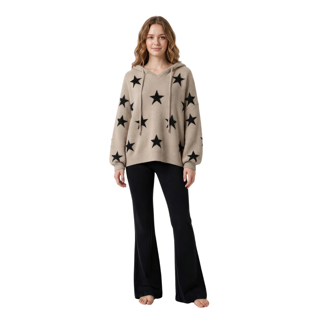 Starry Knit Hoodie
