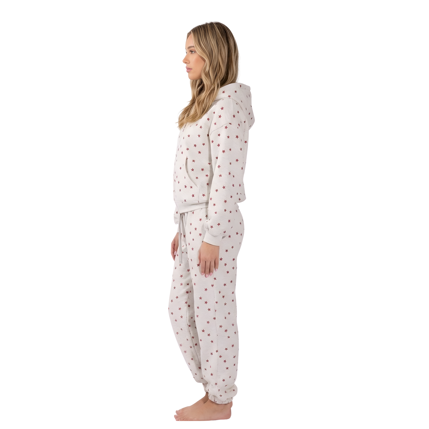 Star Lounge Zip Hoodie Set
