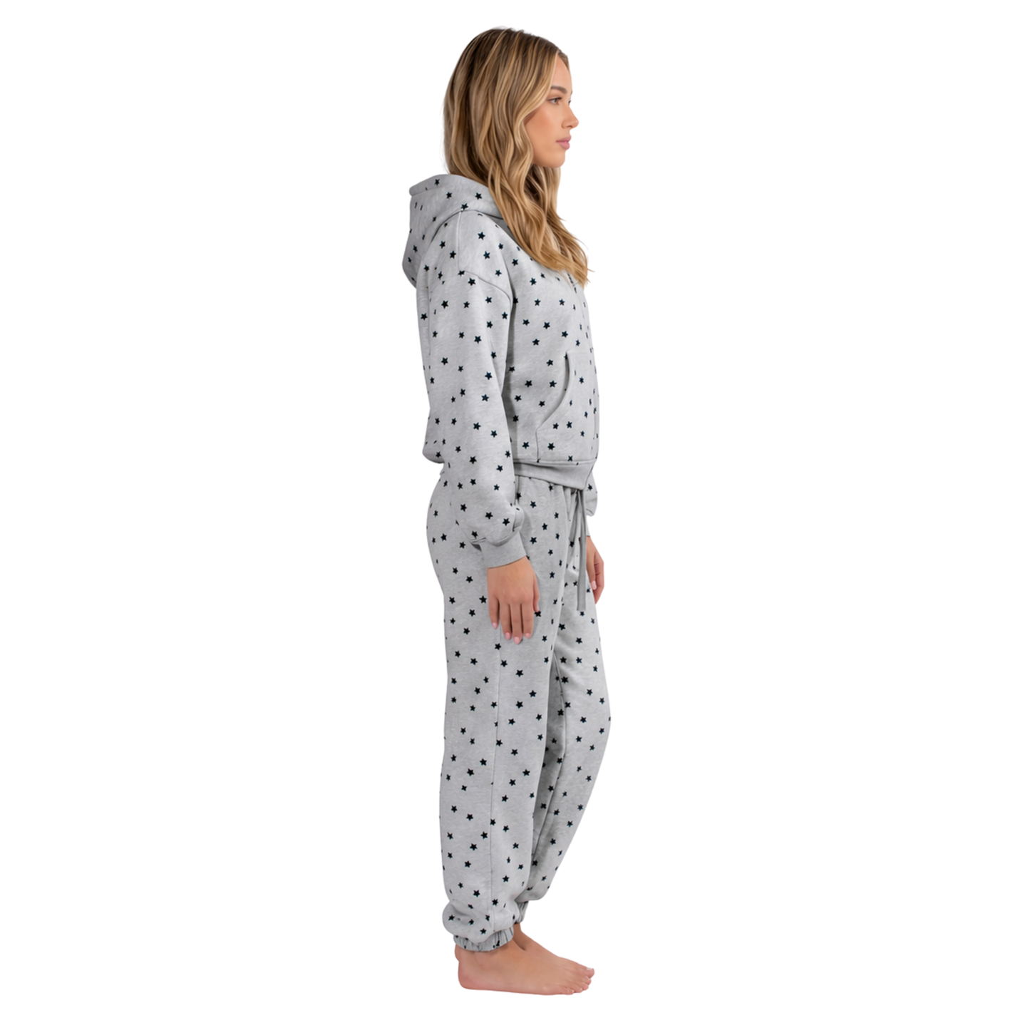 Star Lounge Zip Hoodie Set