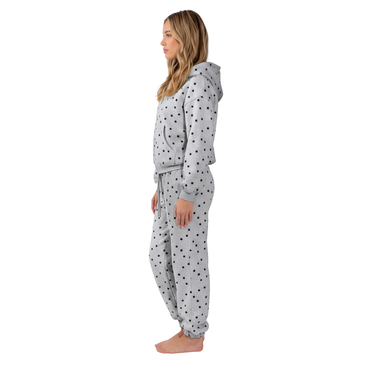 Star Lounge Zip Hoodie Set