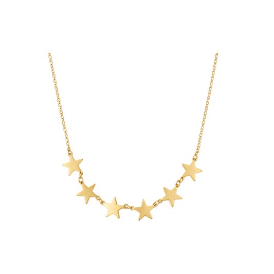 Minimalist Star Charm Chain Necklace