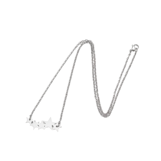 Celestial Multi-Star Bar Necklace