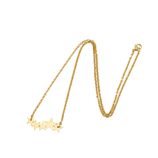 Celestial Multi-Star Bar Necklace