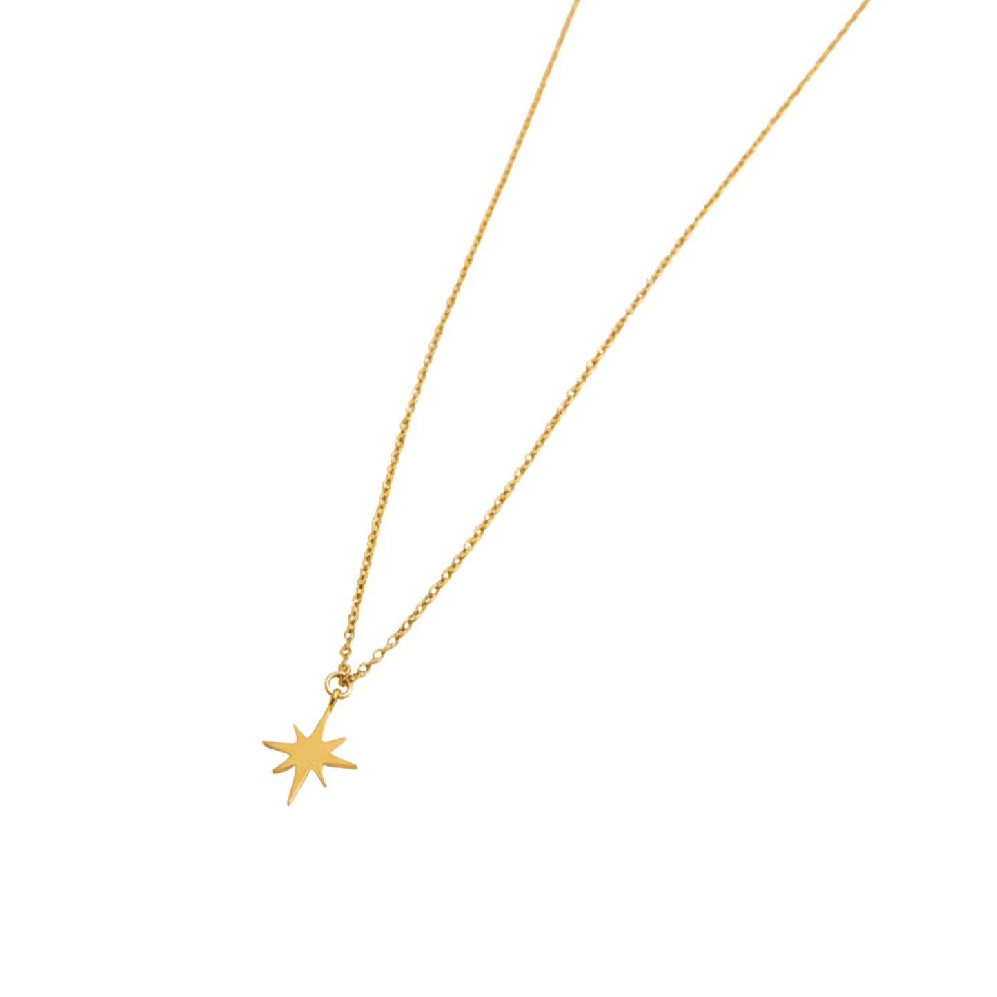 Starburst Eight-Point Pendant Necklace