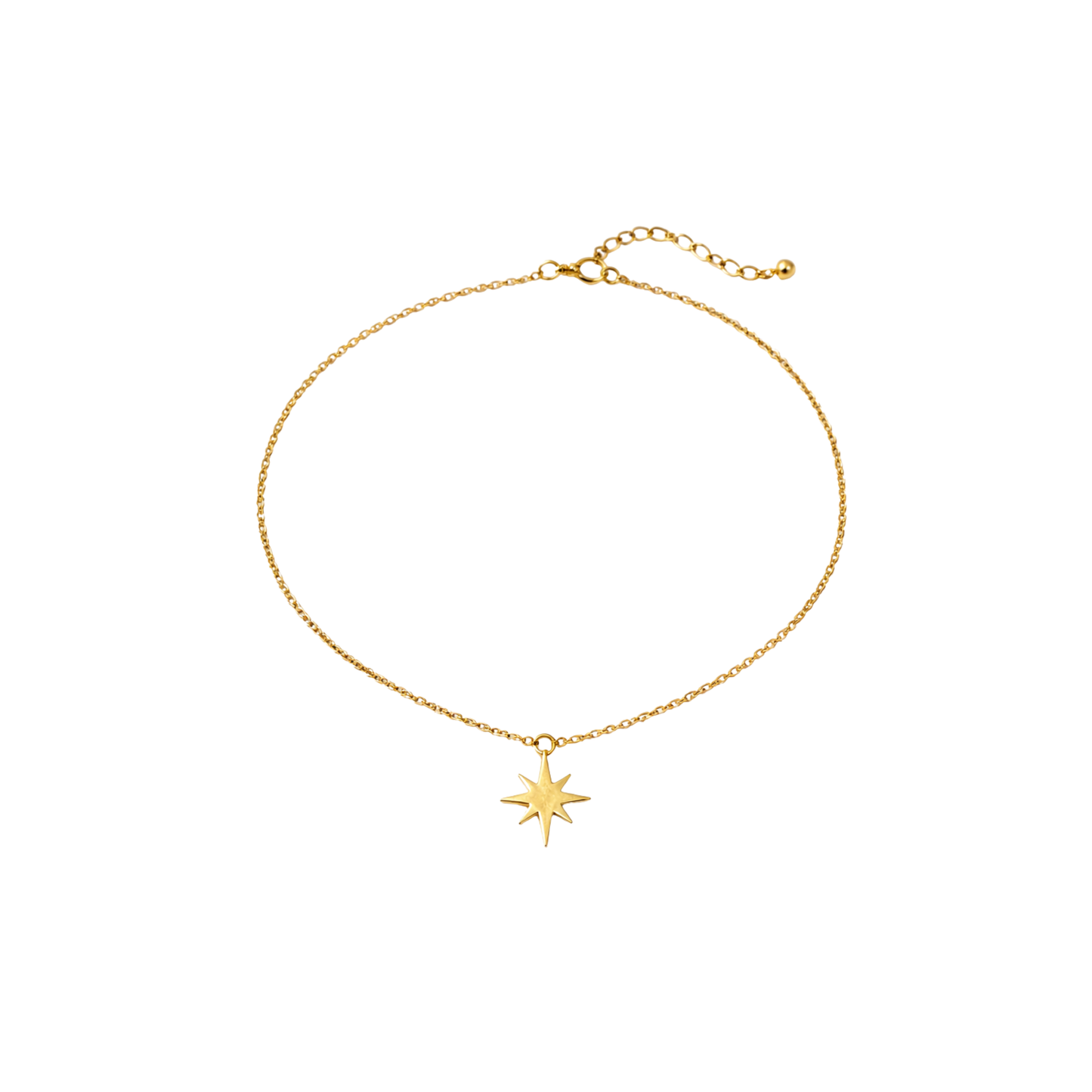 Starburst Eight-Point Pendant Necklace