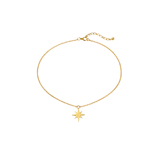 Starburst Eight-Point Pendant Necklace