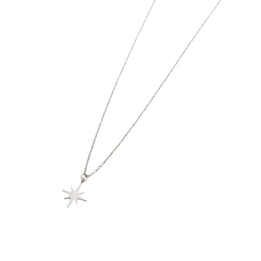Starburst Eight-Point Pendant Necklace