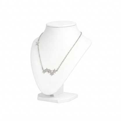 Cluster Zircon Star Necklace