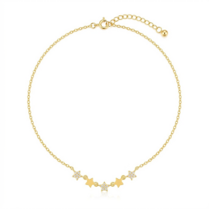 Zircon Star Charm Necklace