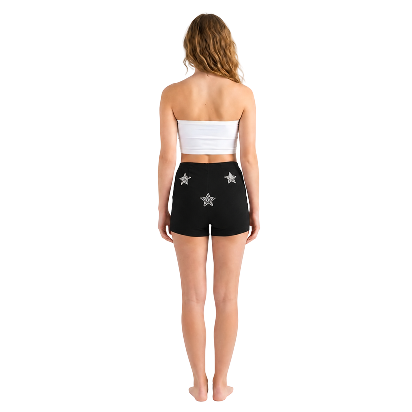 Star Zip Ponte Shorts