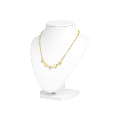 Zircon Star Charm Necklace