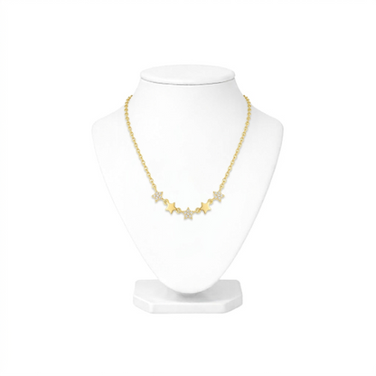 Zircon Star Charm Necklace
