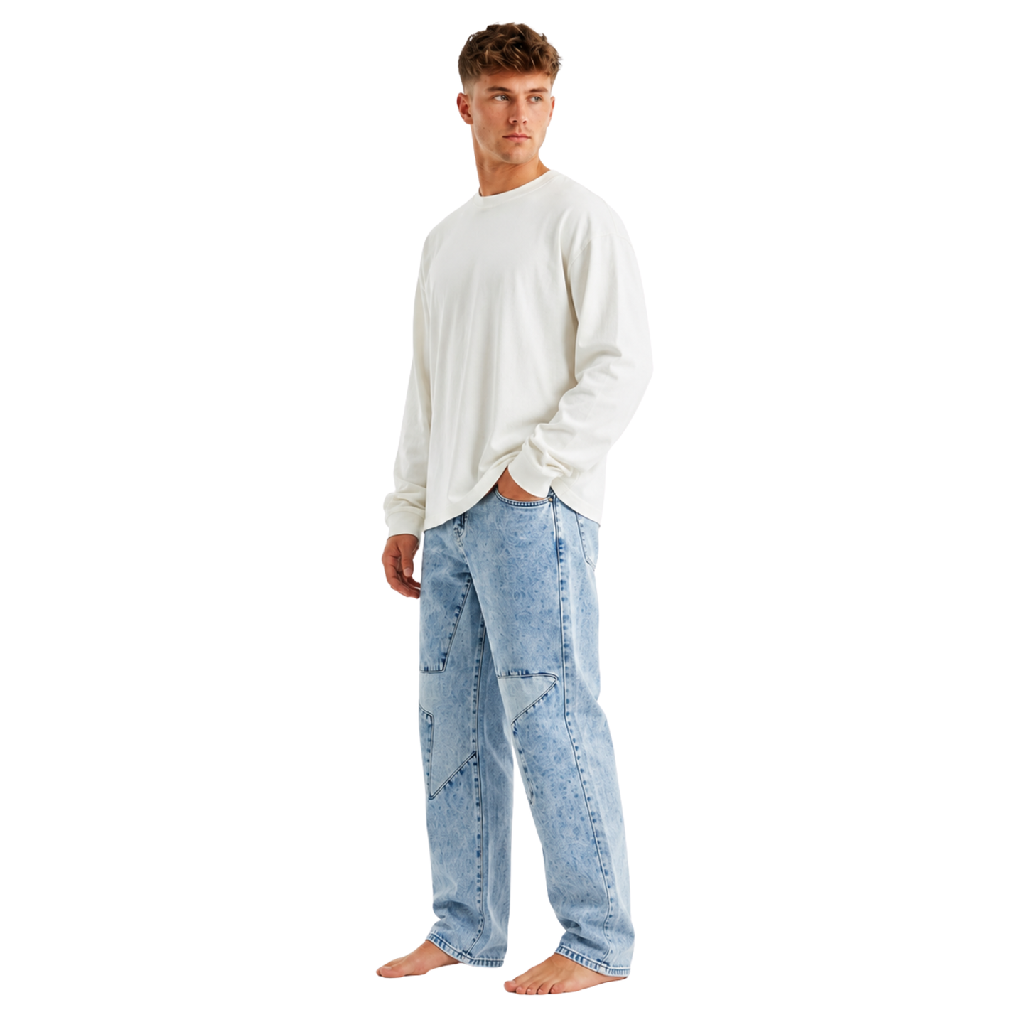 Star Cargo Baggy Jeans