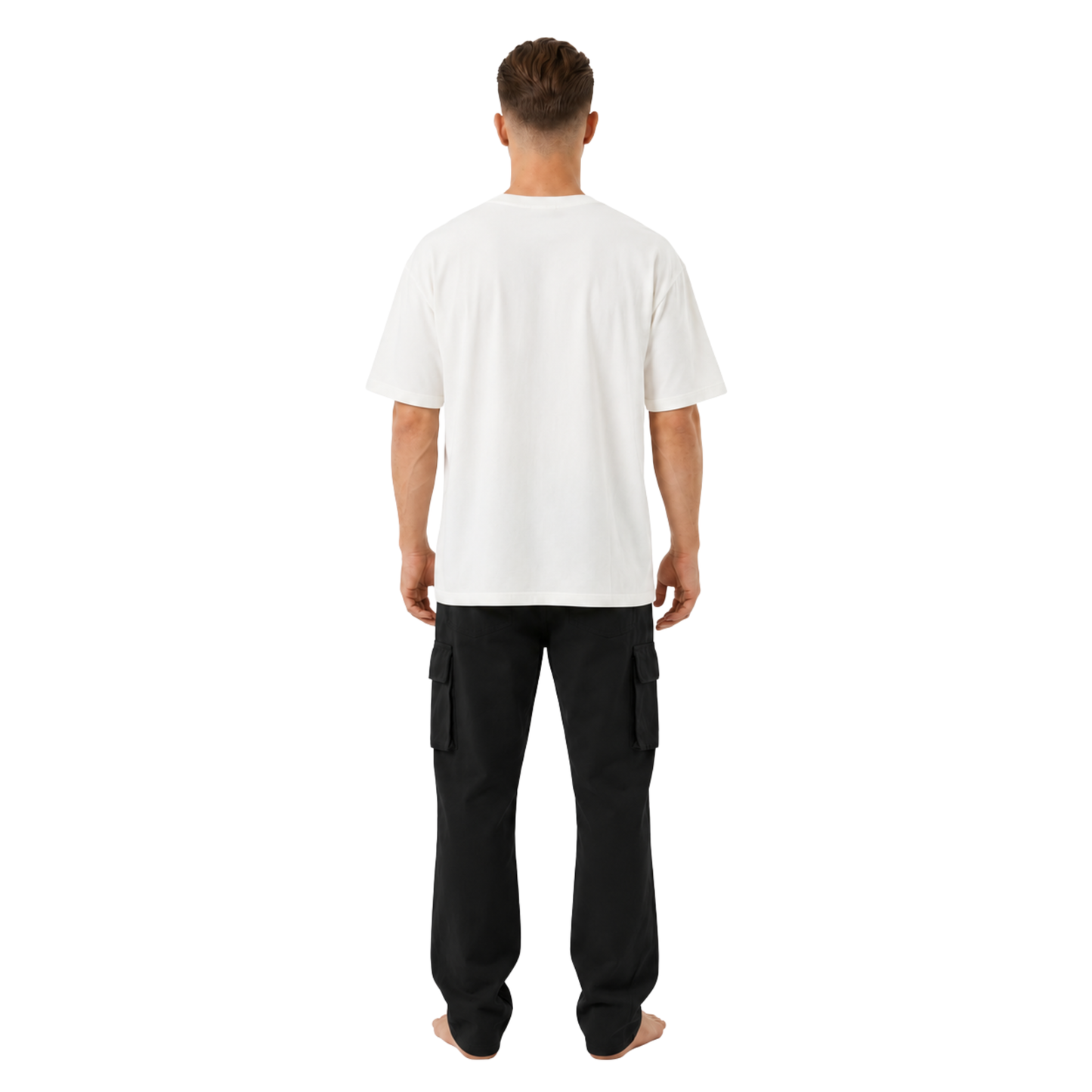 Star Applique Cargo Sweatpants