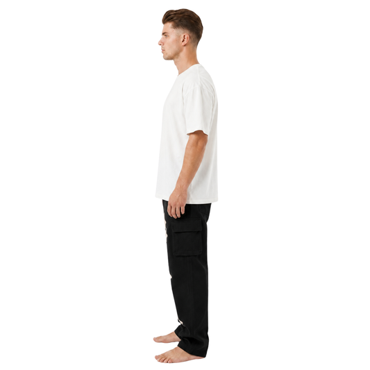 Star Applique Cargo Sweatpants