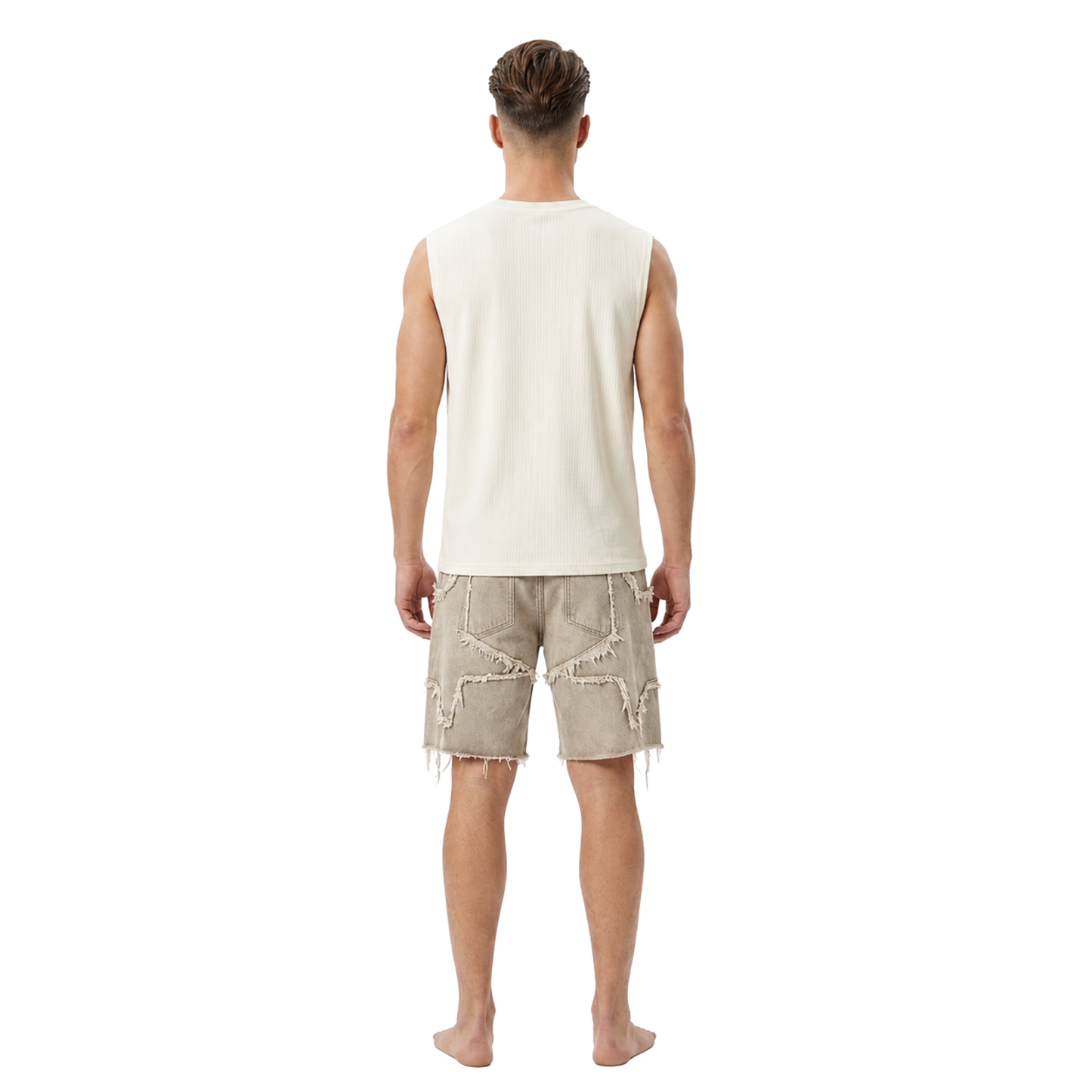 Vintage Frayed Baggy Jorts