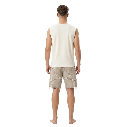 Vintage Frayed Baggy Jorts