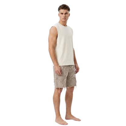 Vintage Frayed Baggy Jorts