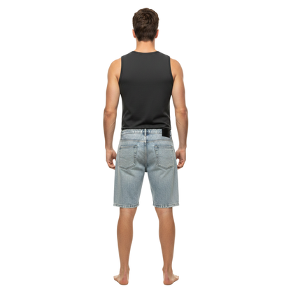 Star Patch Denim Jorts