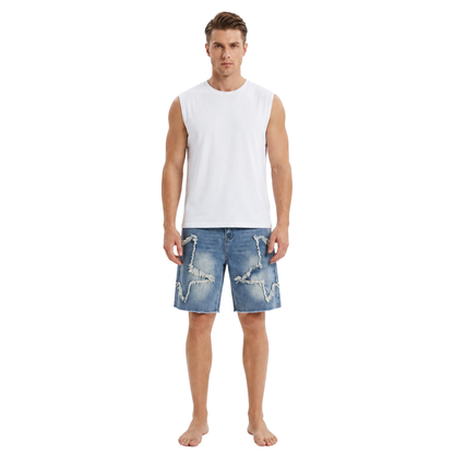 Vintage Star Denim Shorts