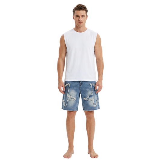Vintage Star Denim Shorts