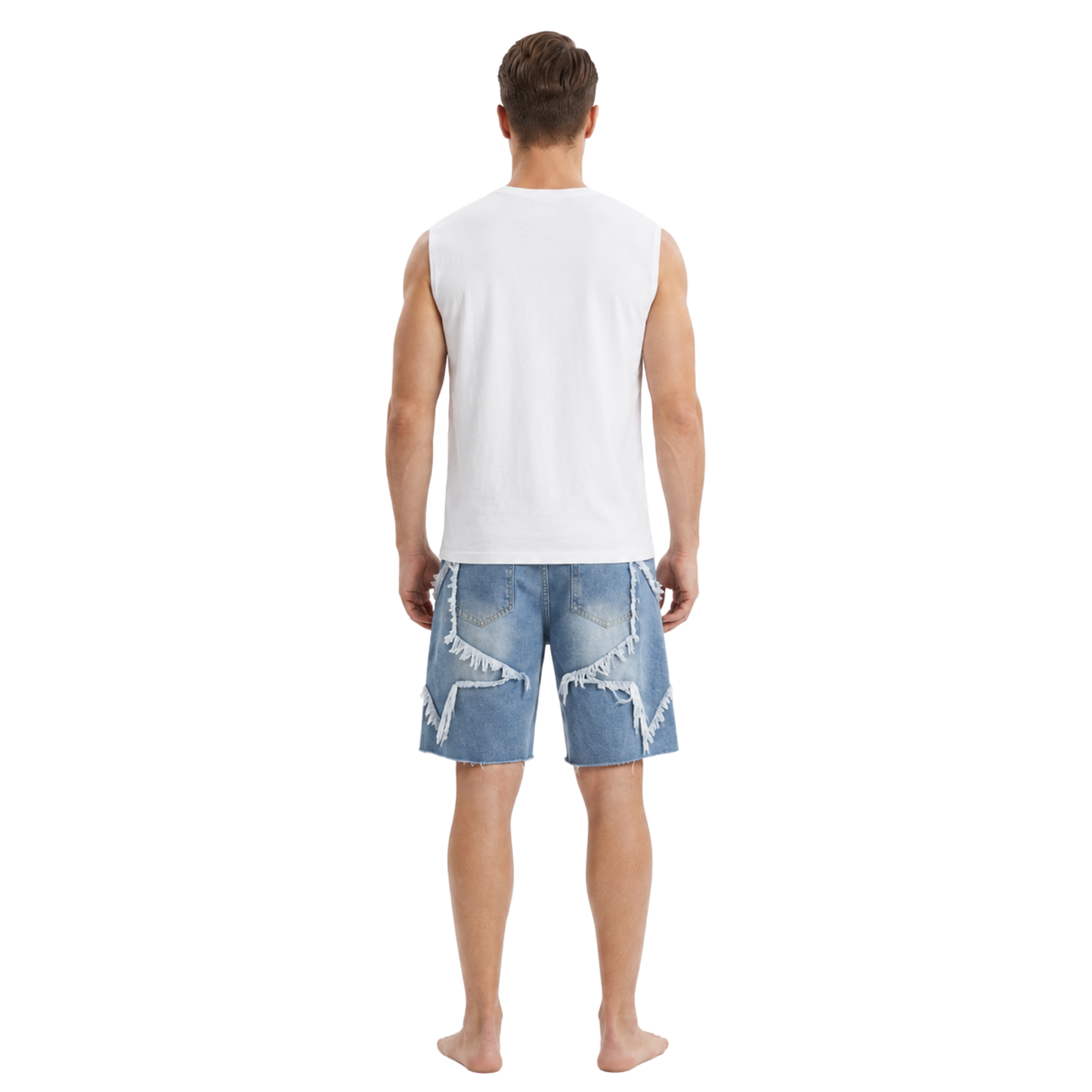 Vintage Star Denim Shorts