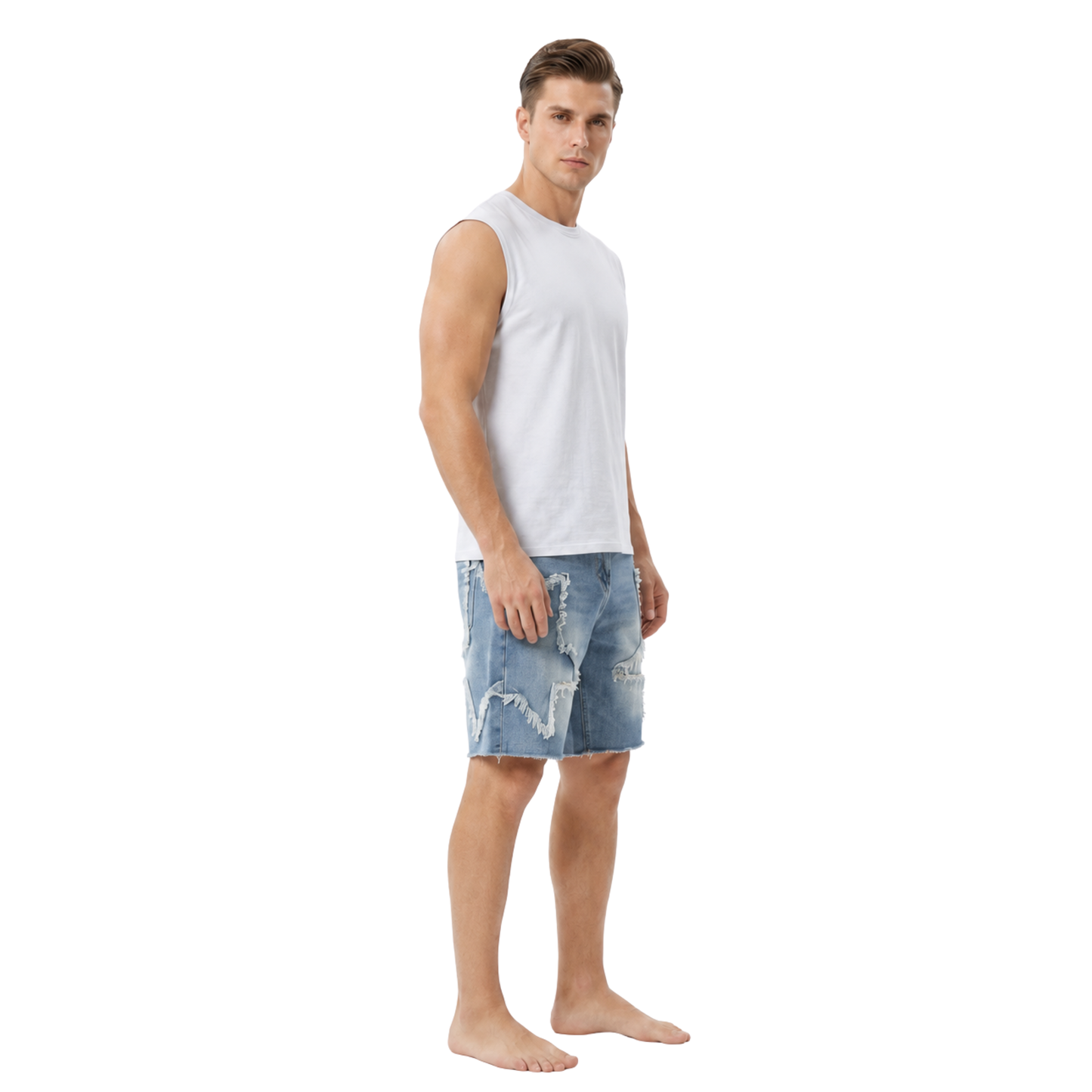 Vintage Star Denim Shorts