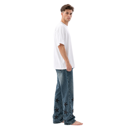 Star Baggy Denim Jeans