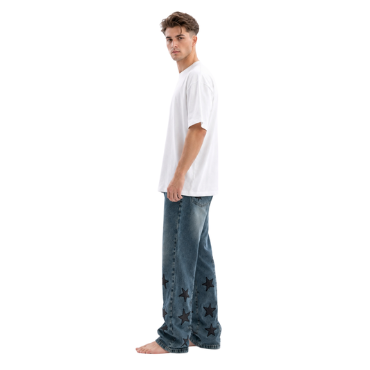 Star Baggy Denim Jeans