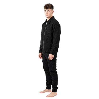 Starry Canvas Bomber Jacket