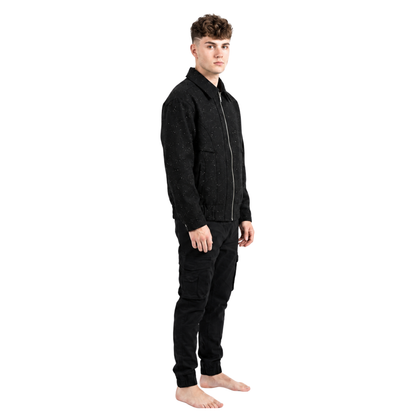 Starry Canvas Bomber Jacket