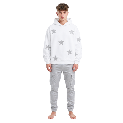 Rhinestone Star Pullover Hoodie