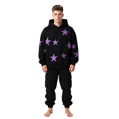 Purple Star Heavy Hoodie