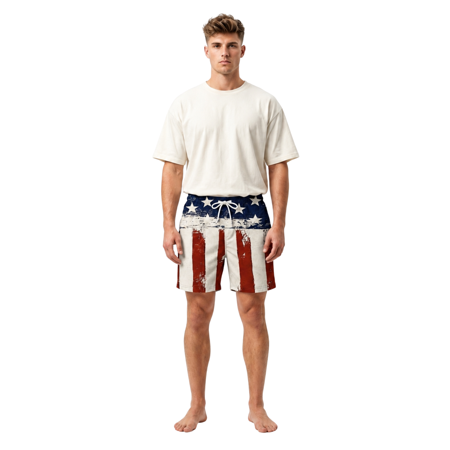 Vintage Flag Board Shorts