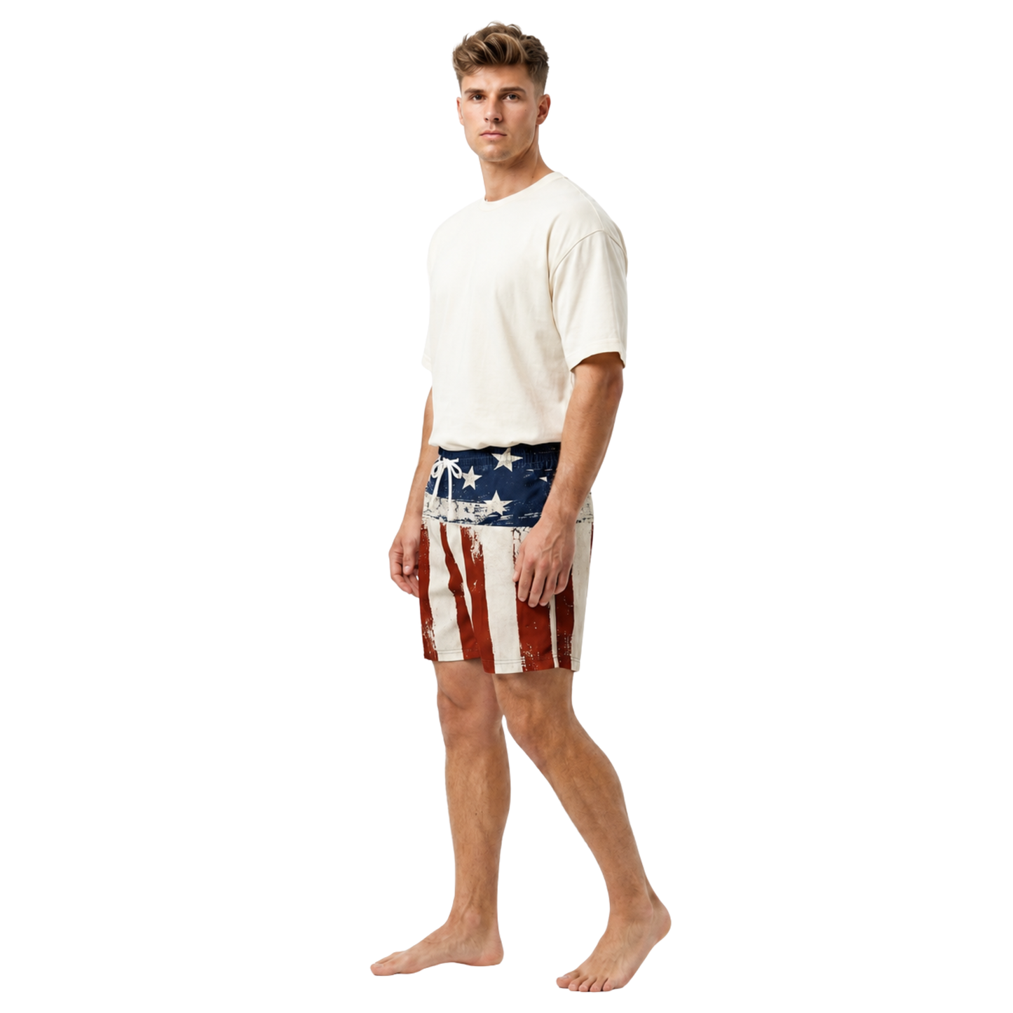Vintage Flag Board Shorts