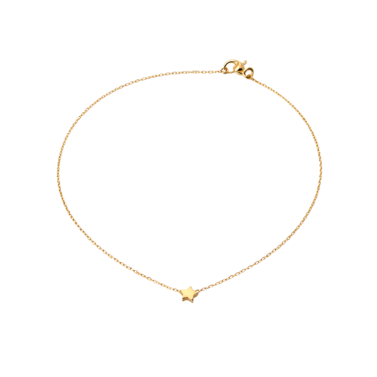 Minimal Star Link Choker Necklace