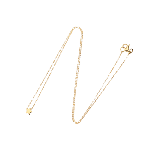 Minimal Star Link Choker Necklace
