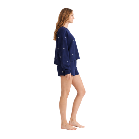 Star Embroidery Sweatshirt