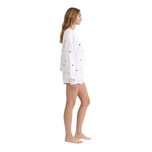 Star Embroidery Sweatshirt