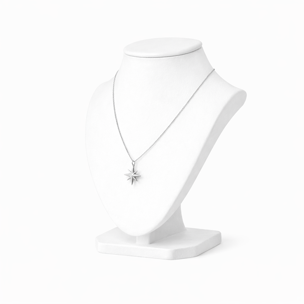 Starburst Eight-Point Pendant Necklace