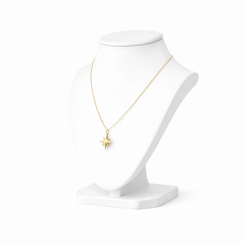 Starburst Eight-Point Pendant Necklace