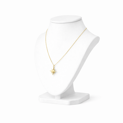 Starburst Eight-Point Pendant Necklace