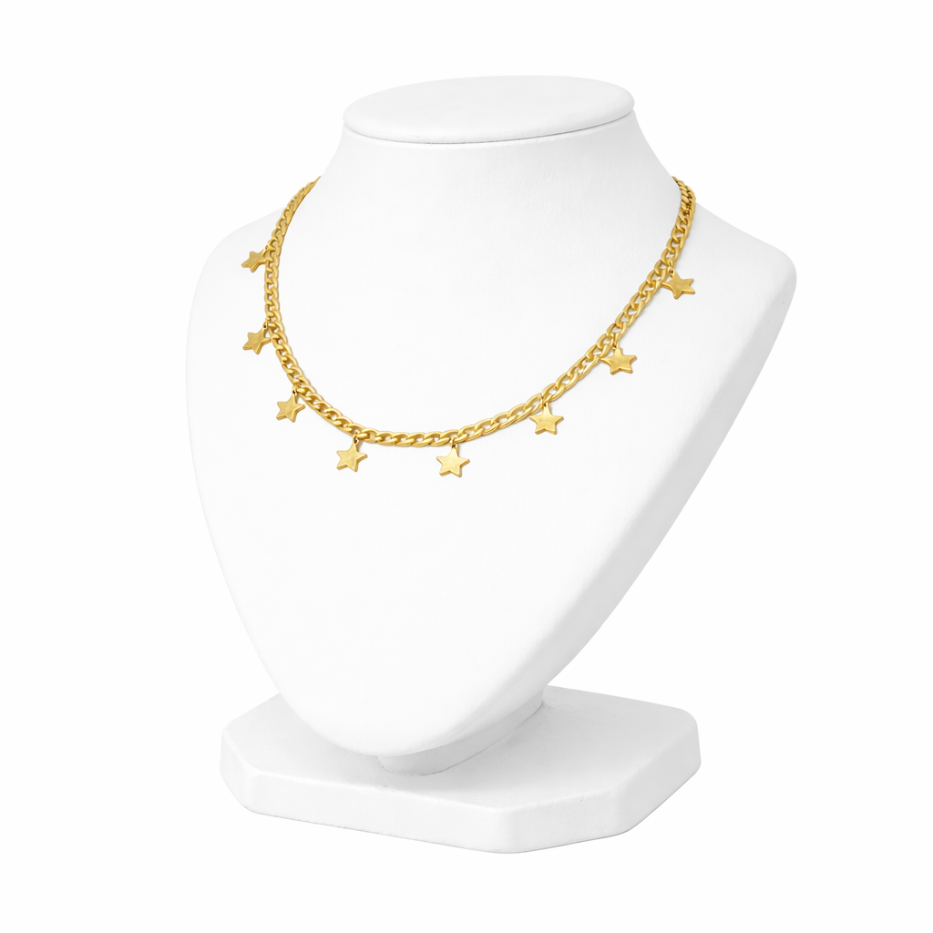 Star Tassel Cuban Chain Necklace