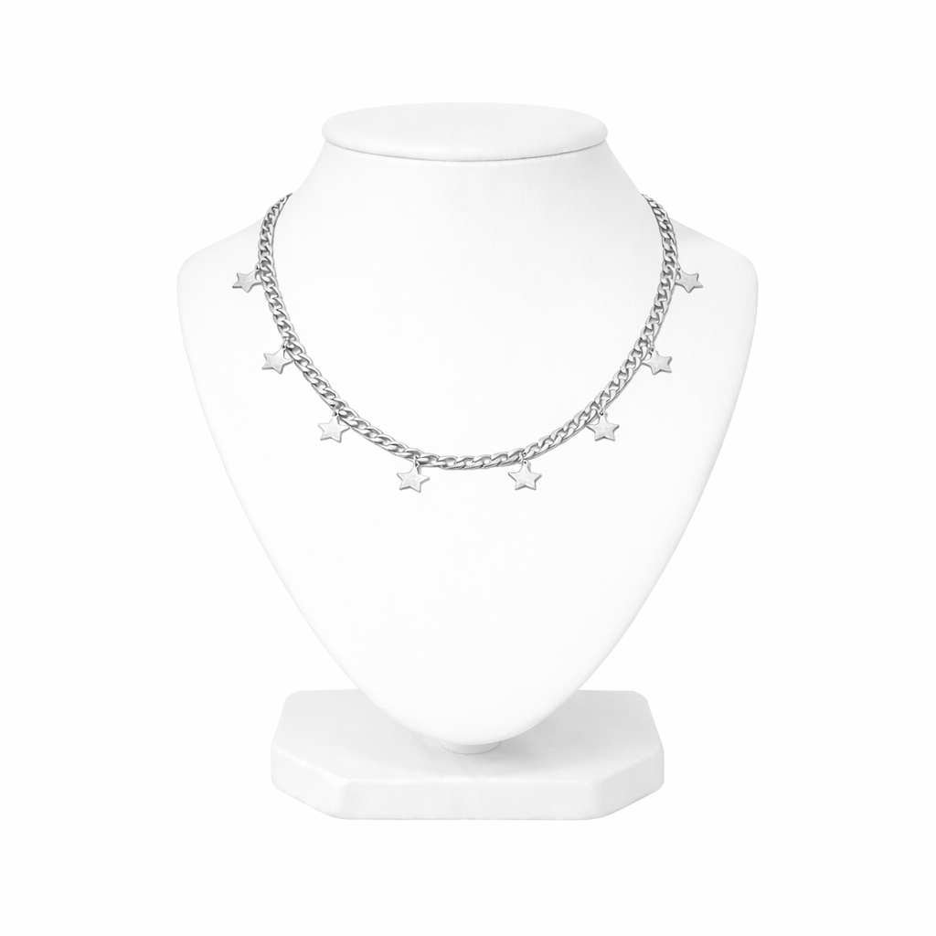 Star Tassel Cuban Chain Necklace