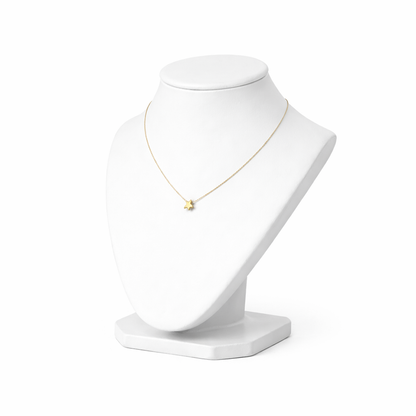 Minimal Star Link Choker Necklace