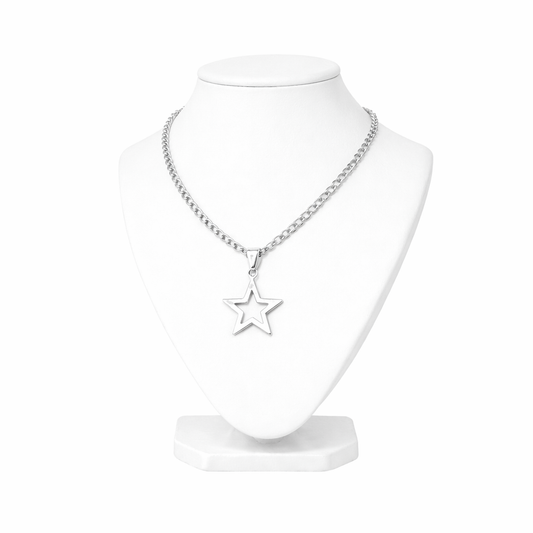 Hollow Star Chain Necklace