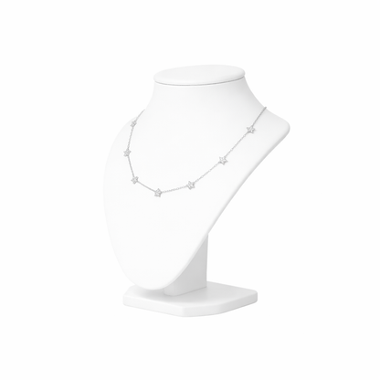 CZ Star Choker Necklace