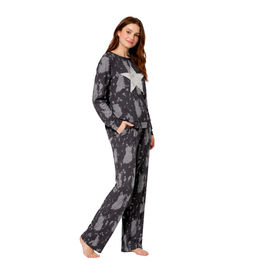 Star Glitter Tie-Dye Lounge Set