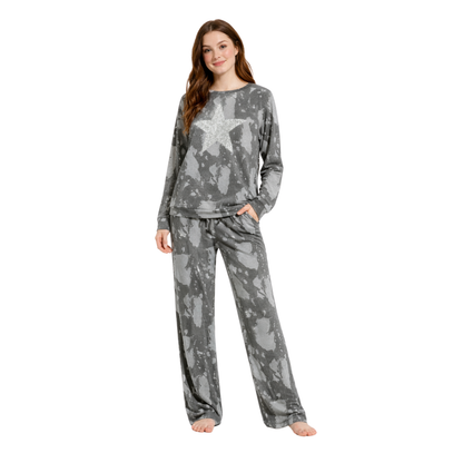 Star Glitter Tie-Dye Lounge Set